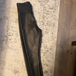 New with tags express leather leggings